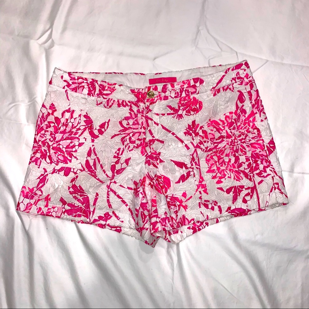 Lilly Pulitzer Kelly Lace Shorts size 12